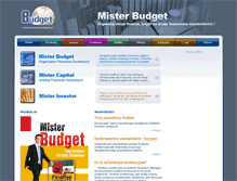 Tablet Screenshot of misterbudget.pl